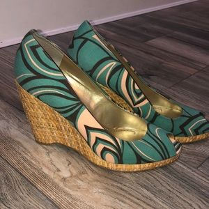 Nine West Yamaris Wedge. size 10